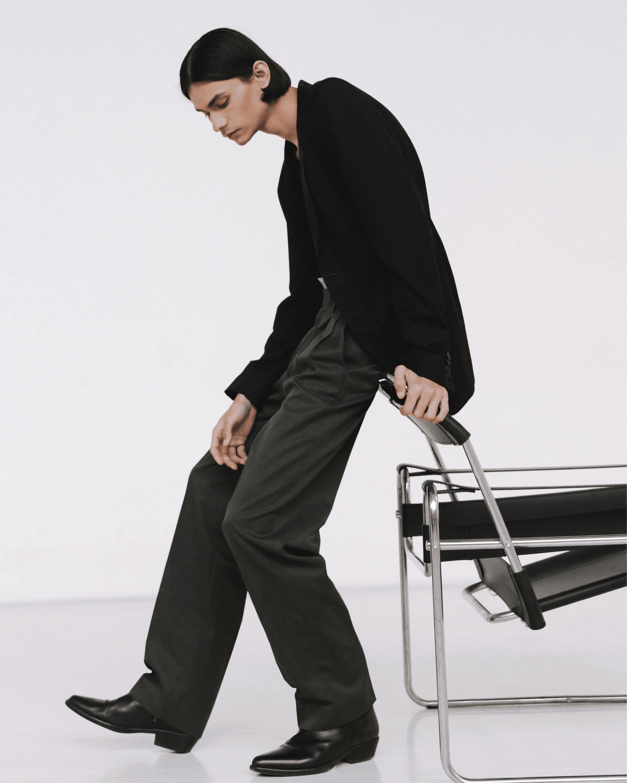 Tailored Pants With Pleated