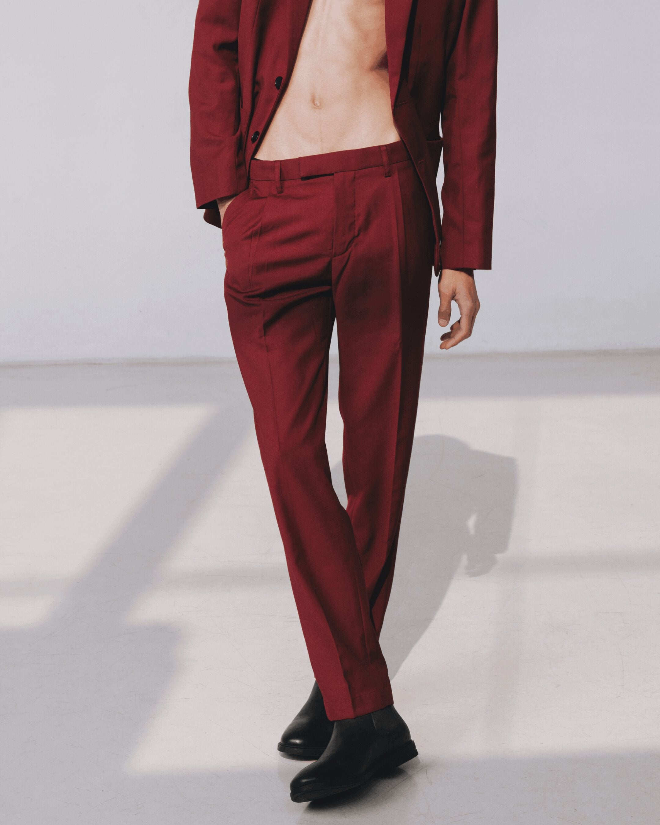 Tailored Pants With Pleated