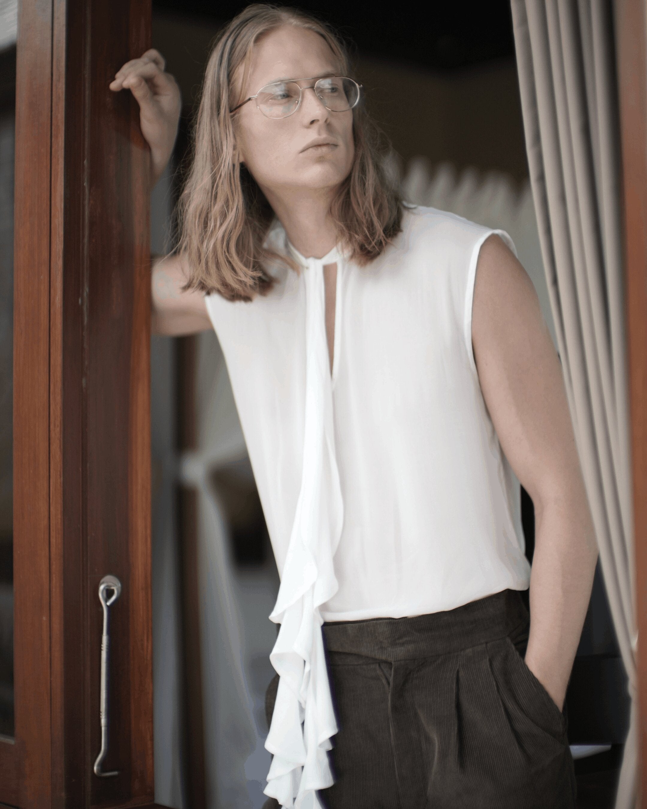 Tank Top Sheer Viscose