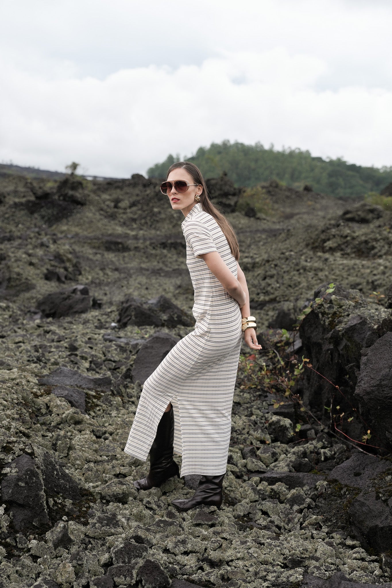 Sunstripes Shirt Dress