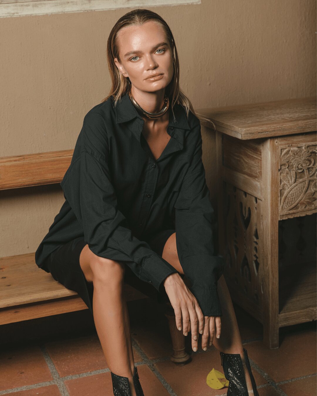 Oversized Shirt Cotton Tencel