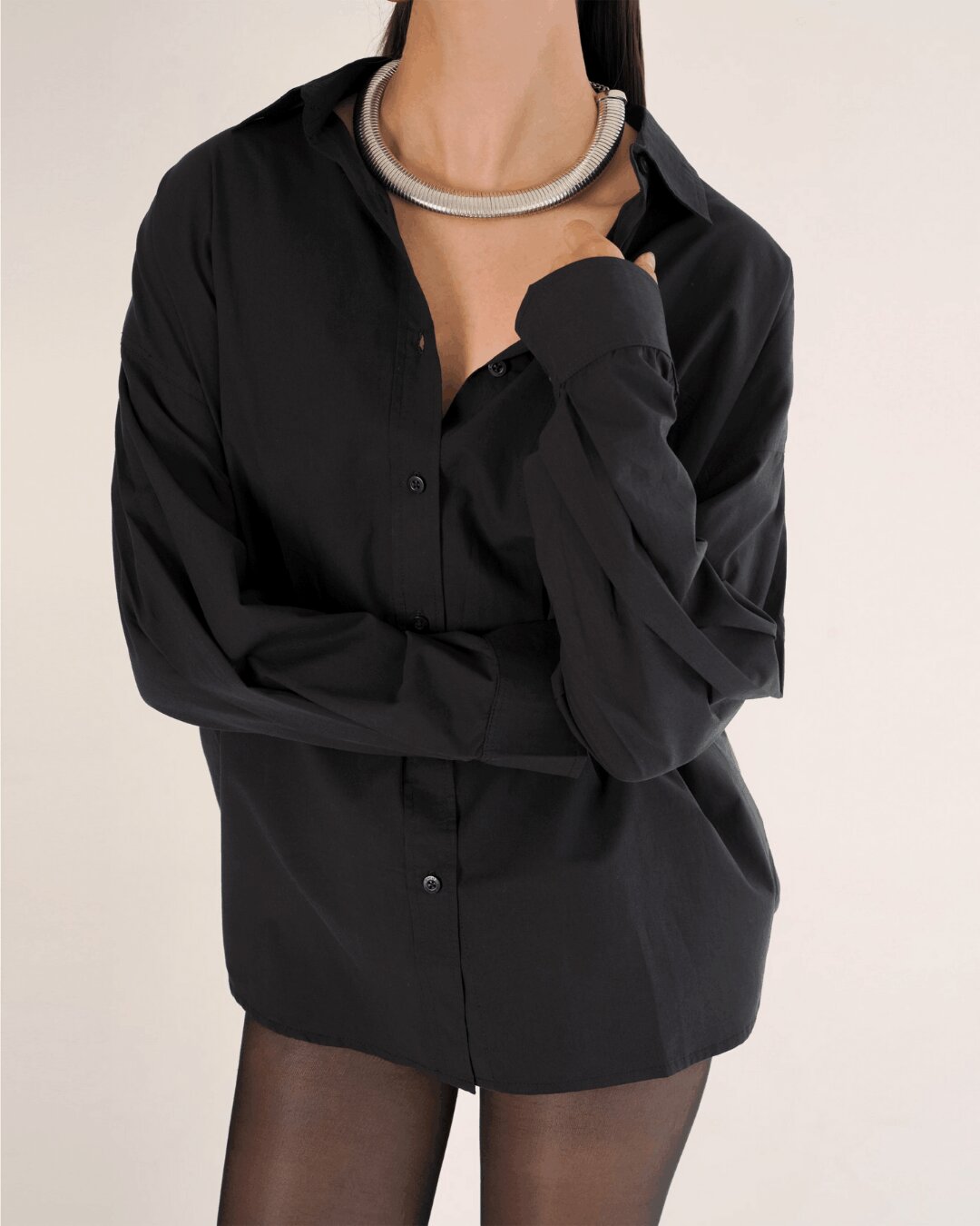 Oversized Shirt Cotton Tencel