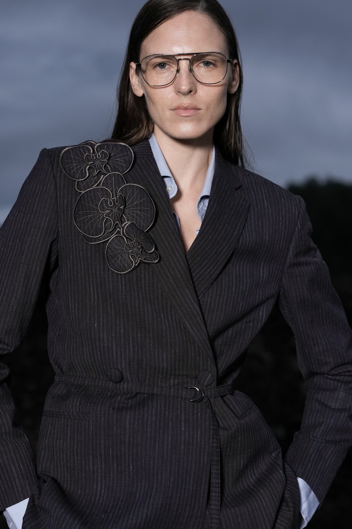Orchid Nocturne Wool Suit