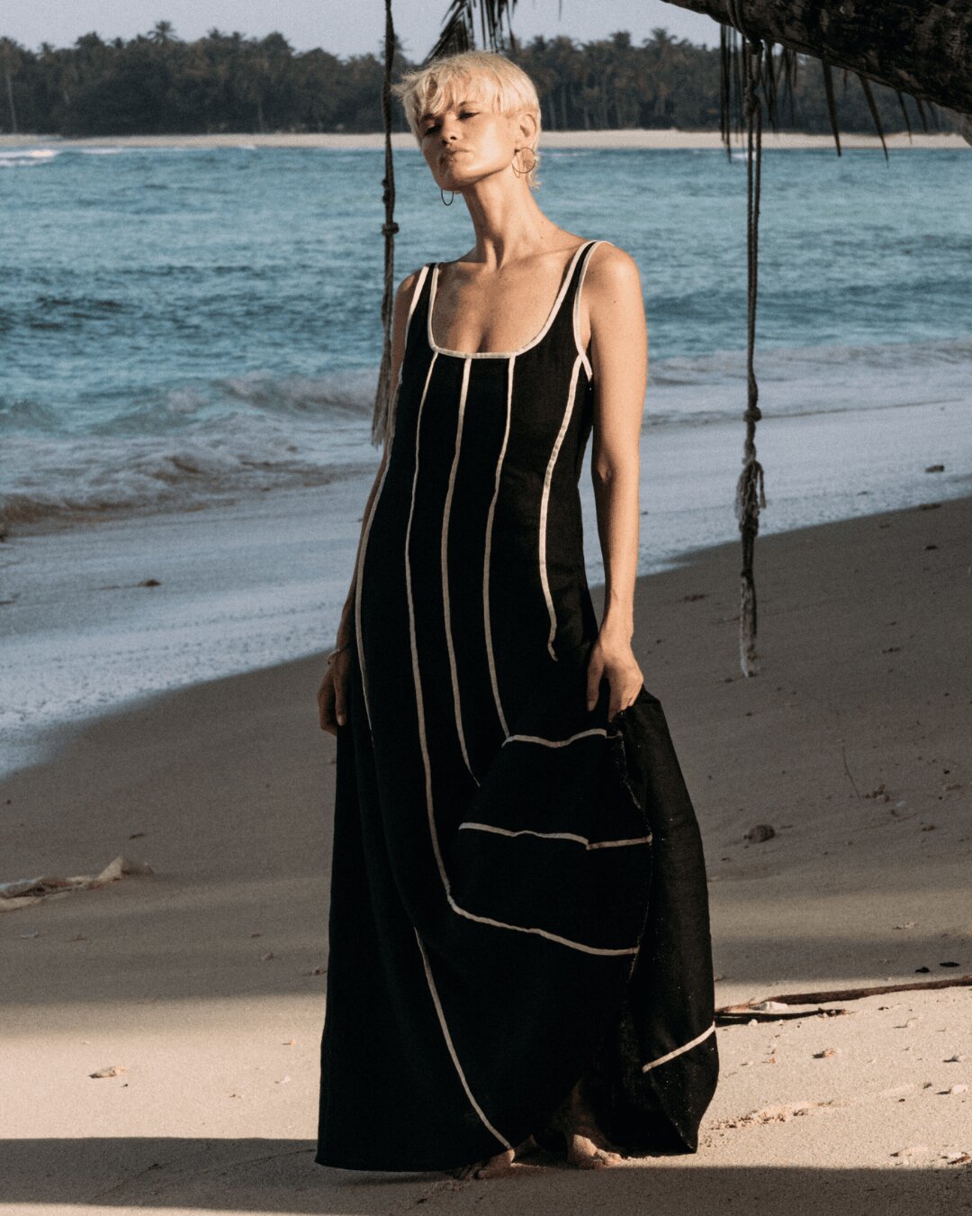 Flumen Linen Stripes Dress