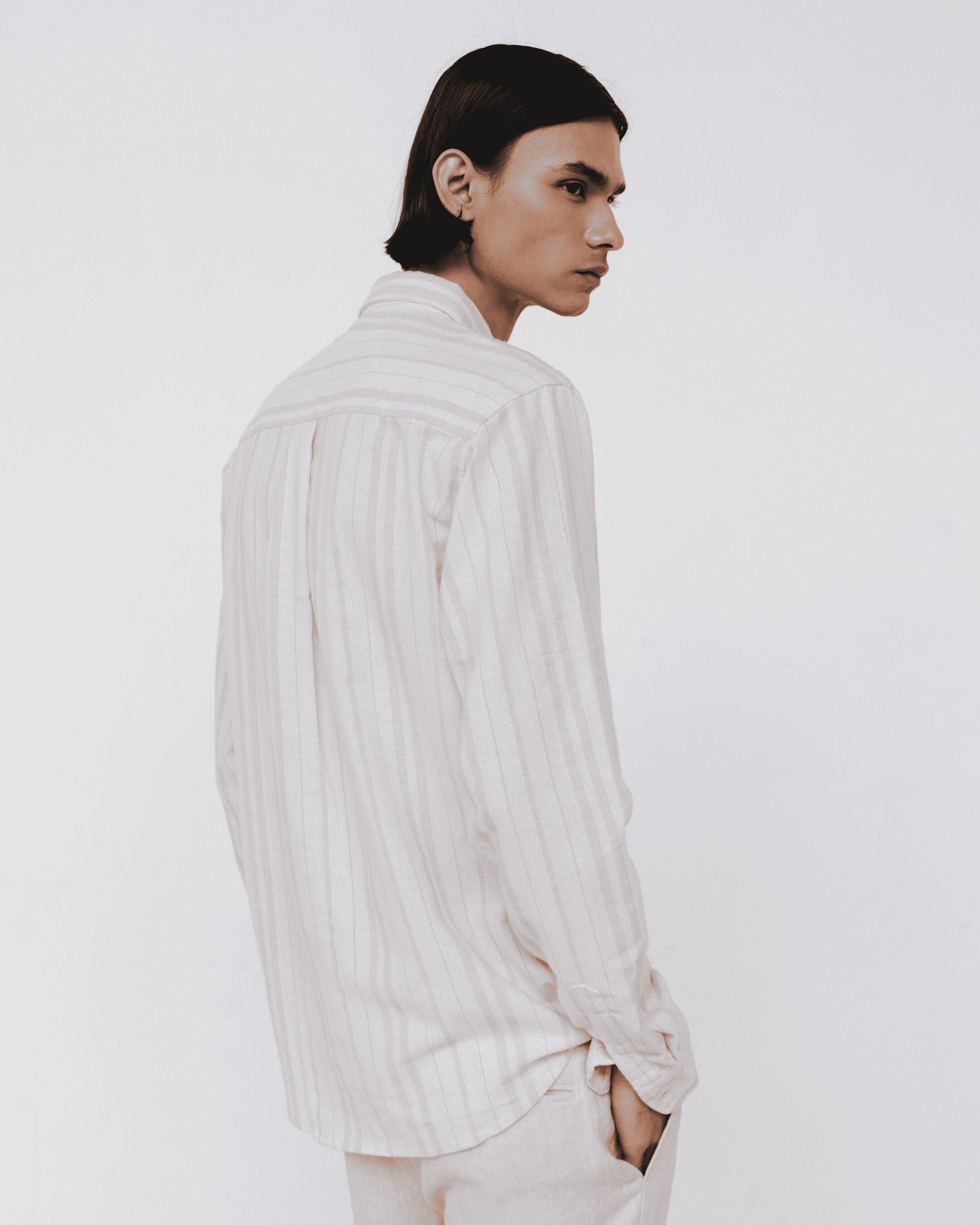 Regular Shirt Linen Stripes